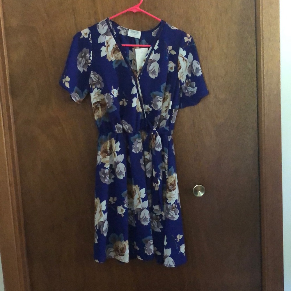 Royal blue cocktail dress